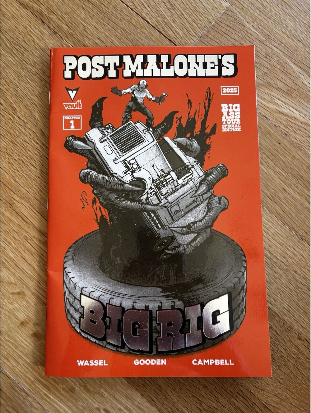 Vault Post Malone Big Rig Comic Book 2025 Big Ass Stadium Tour Special Edition
